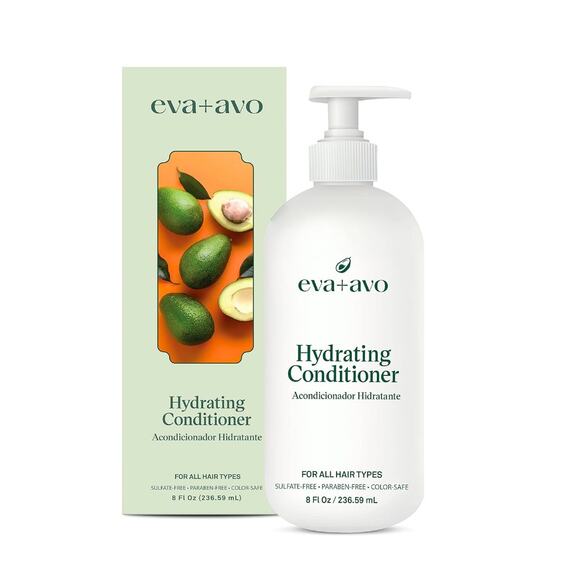 Eva + Avo Hydrating Conditioner (8 Fl Oz), NEW - Picture 1 of 4